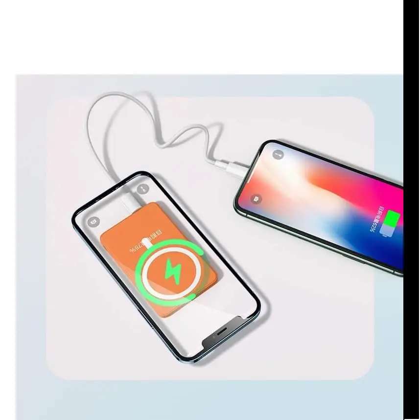 Magnetische Powerbank für iPhone mit 10000 mAh – Tragbare Magsafe Powerbank für Unterwegs, Leicht und Kompakt 5