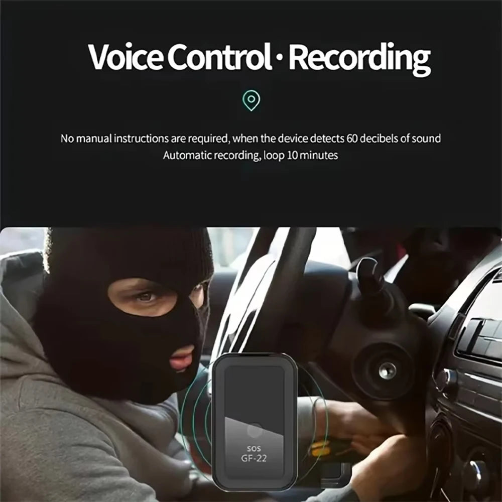 Mini GPS Tracker für Auto mit Sprachsteuerung und Magnet – Fahrzeugtracker für Motorrad und PKW, 2G-4G Netzwerk Unterstützung 3