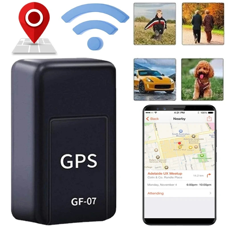 Mini GPS Tracker für Echtzeit-Fahrzeug- und Hundeortung – Tragbares Design, Magnetische Halterung, Benutzerfreundliche App 2
