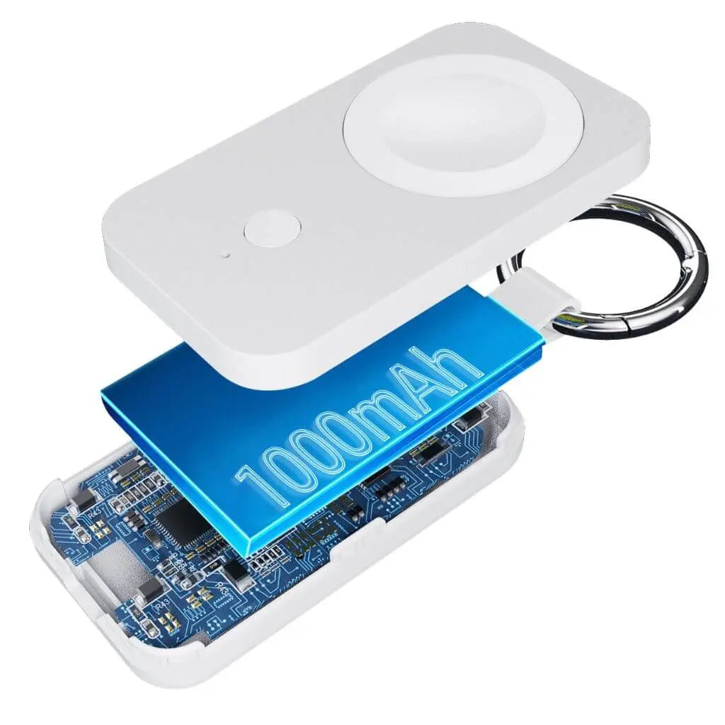 Powerbank für Apple Watch – Tragbare 1000 mAh Ladegerät mit Schlüsselbund-Design für Unterwegs 2