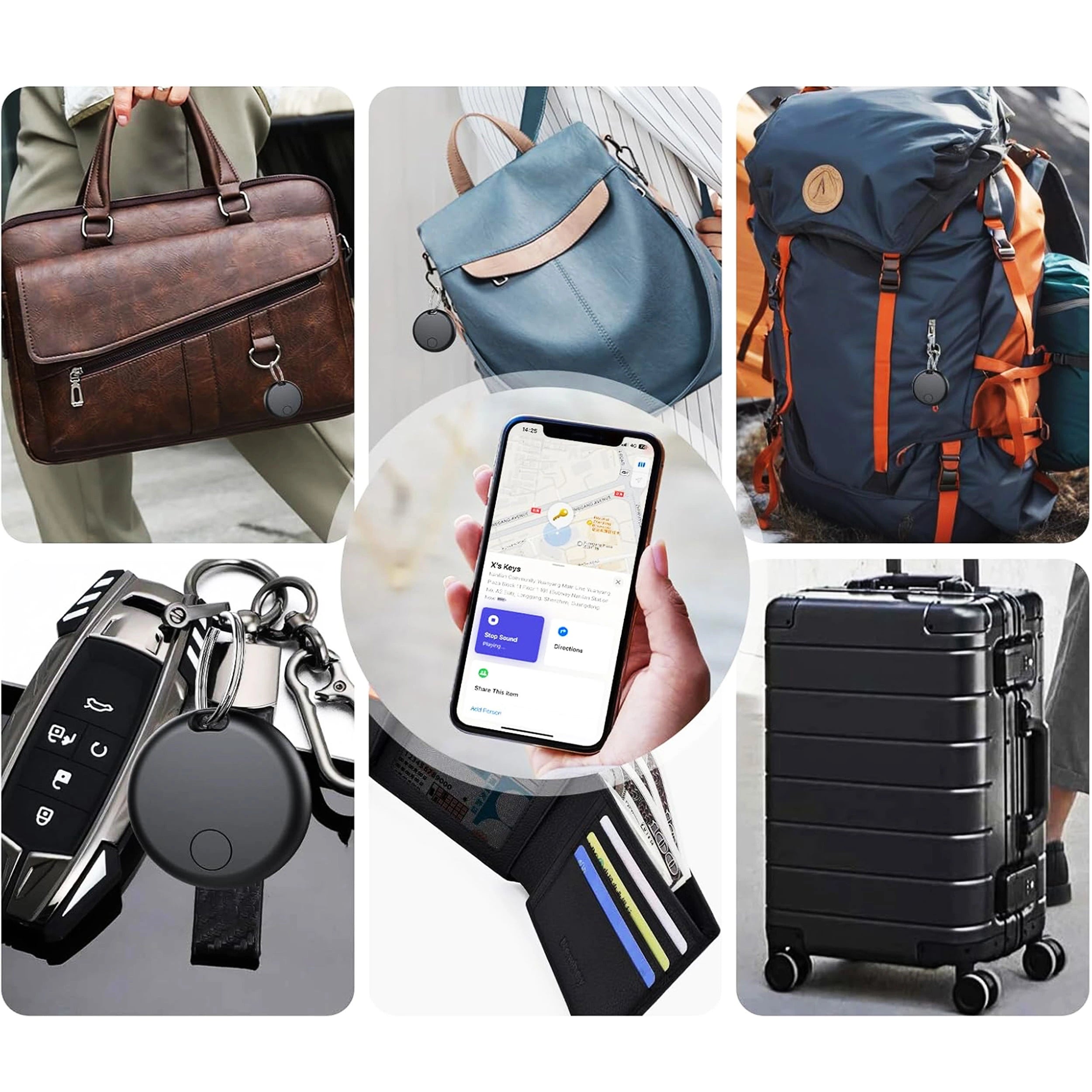 Schlankes Stoßfestes AirTag Hülle – Optimaler Schutz vor Stößen und Kratzern, Stilvolles Design für Apple AirTag 3