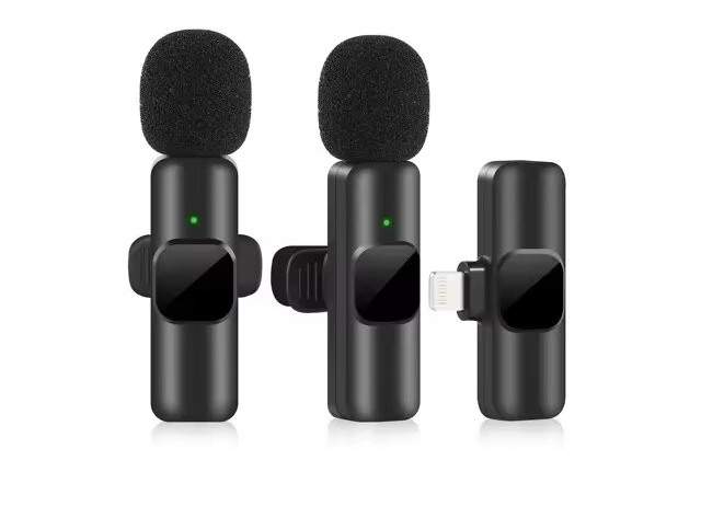 AudioPro | Kabelloses Lavaliermikrofon für iPhone, iPad & Android