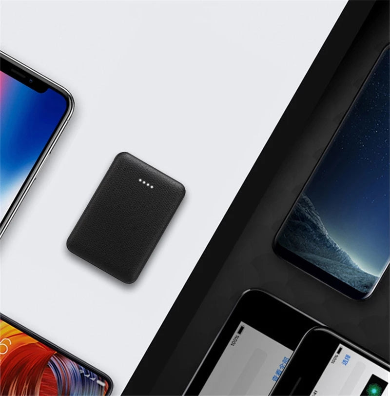 Tragbare Powerbank 20000 mAh – Kompakte Mini Power Bank für iPhone und Tablets, Dual-USB-Ladegerät 6