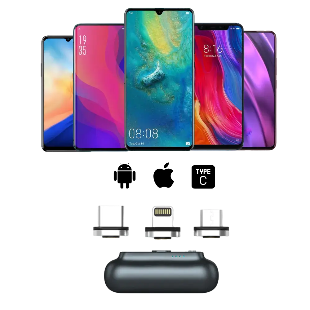 Tragbare Powerbank 2600 mAh mit Kabellosem Laden – Universelle Kompatibilität und Intelligente Ladetechnologie 4