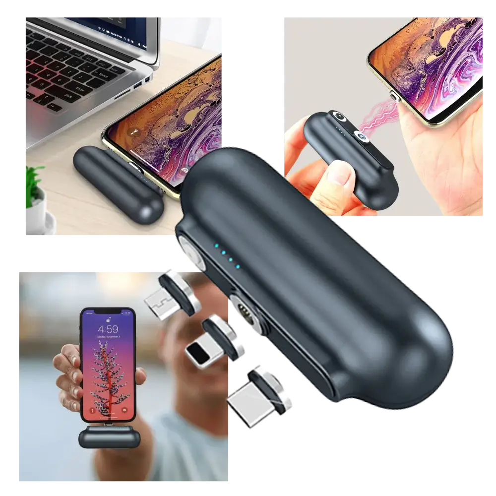 Tragbare Powerbank 2600 mAh mit Kabellosem Laden – Universelle Kompatibilität und Intelligente Ladetechnologie 7