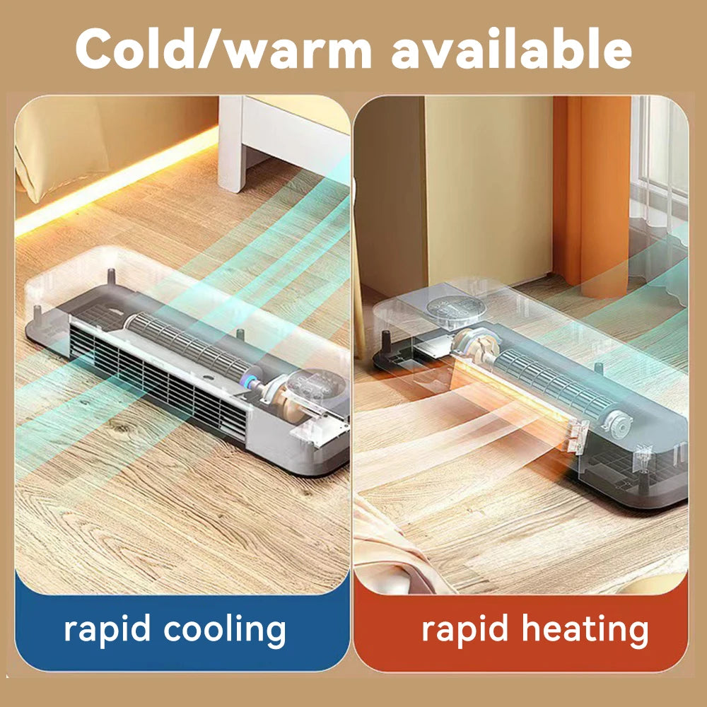 Tragbarer Elektrischer Wandheizer mit Fernbedienung – Verstellbare Wandheizung für Badezimmer und Schlafzimmer, 1500 W, 11-20 m² 3