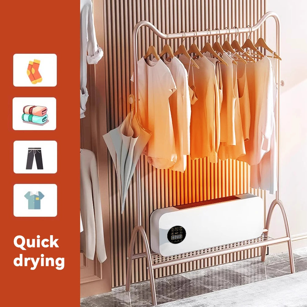 Tragbarer Elektrischer Wandheizer mit Fernbedienung – Verstellbare Wandheizung für Badezimmer und Schlafzimmer, 1500 W, 11-20 m² 4