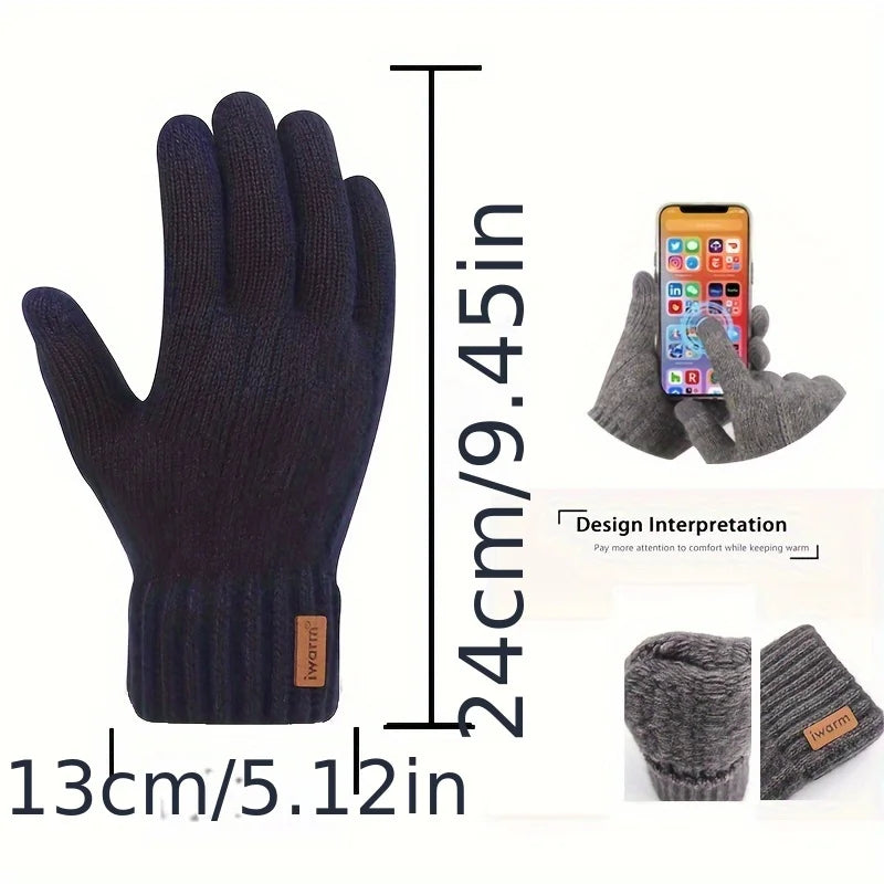 Winterhandschuhe aus Alpaka-Wolle für Damen und Herren – Touchscreen-Vollfingerhandschuhe für optimalen Komfort und Wärme 2