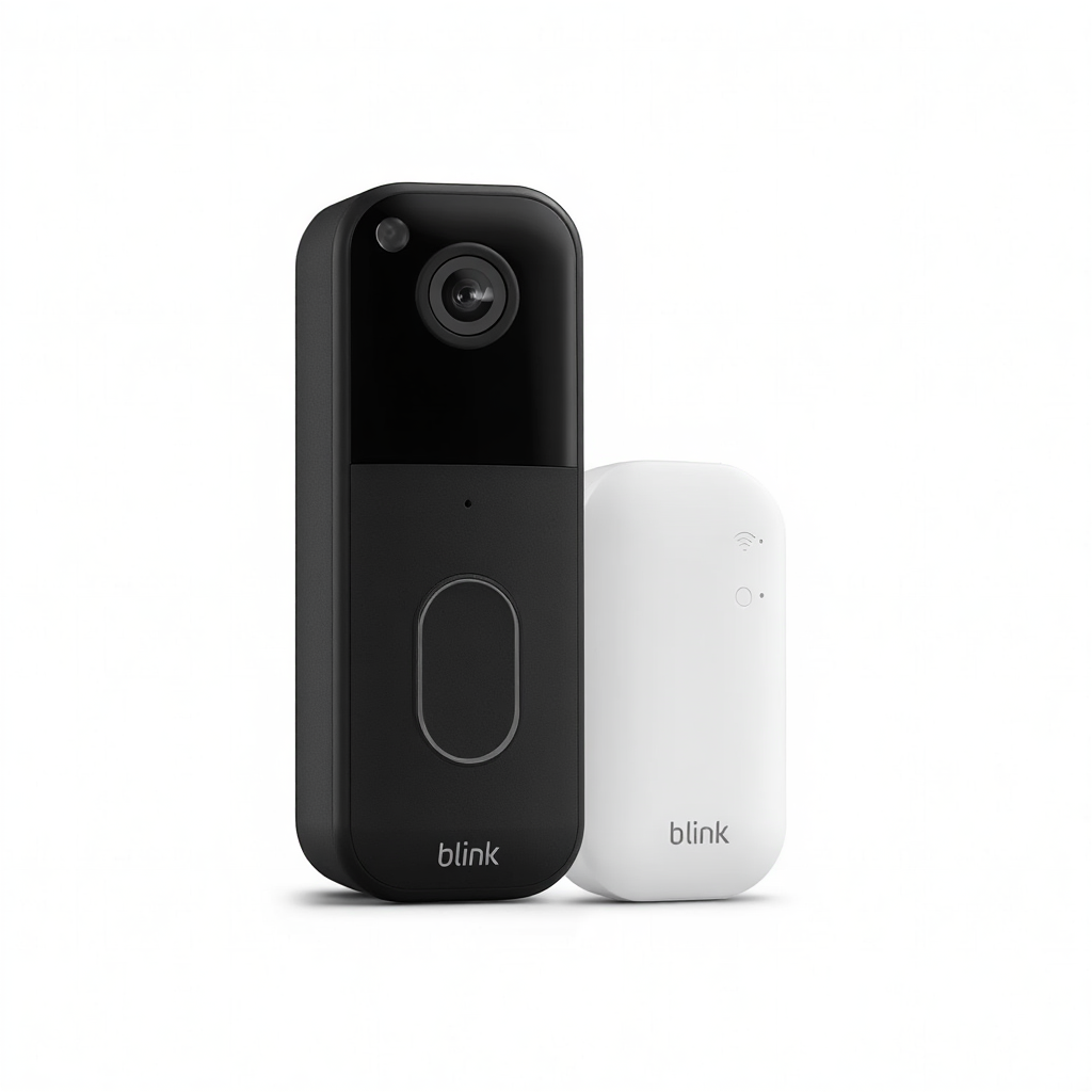 BlinkGuard | Türklingelständer Anti-Diebstahl Weiß